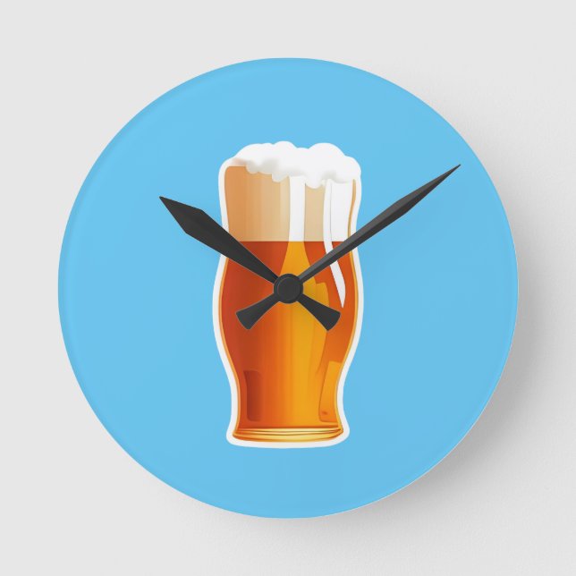 Beer Round Clock (Front)