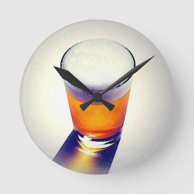 Beer Round Clock (Front)