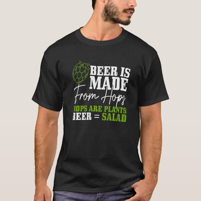 Beer Salad  Craft Beer Brewer Hops Beer   2 T-Shirt (Front)