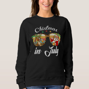 Beer Santa Claus Christmas in July Tee
