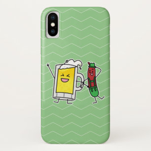 Beer sausage Octoberfest Oktoberfest lederhosen iPhone X Case