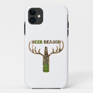 Beer Season Hunting Season Gift For Hunter iPhone 11 Case