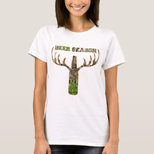 Beer Season Hunting Season Gift For Hunter T-Shirt