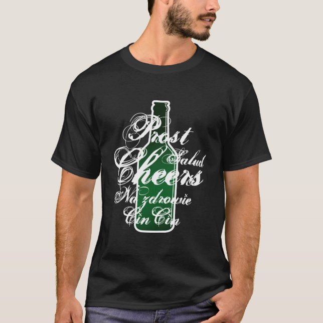 Beer shirt | Cheers in different languages (Front)
