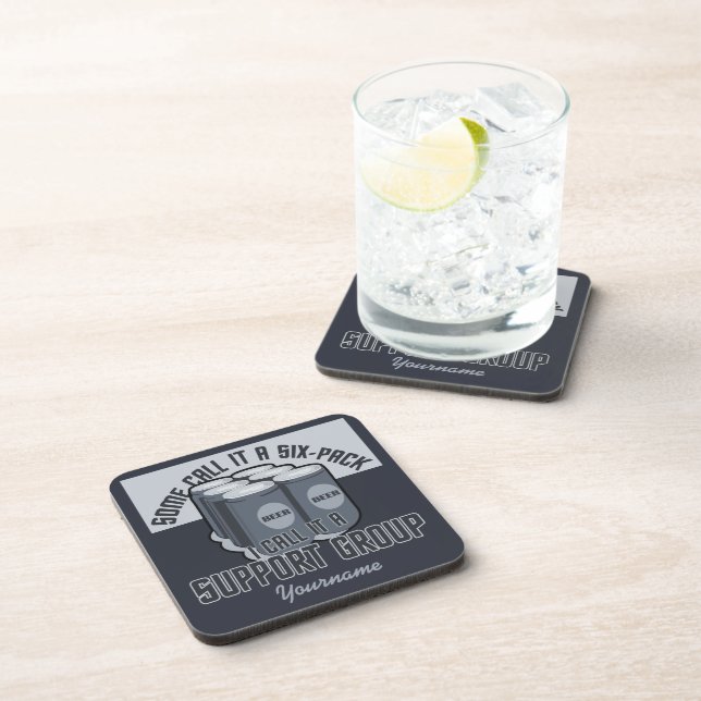Beer Six Pack custom coasters (Right Side)
