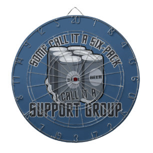 Beer Six Pack custom colour dart board