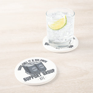 Beer Six Pack custom monogram coaster