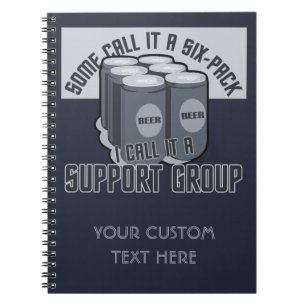 Beer Six Pack custom notebook