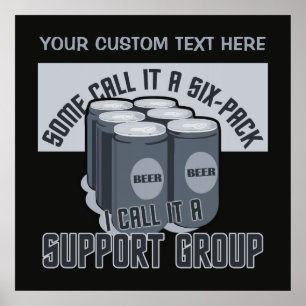 Beer Six Pack custom poster
