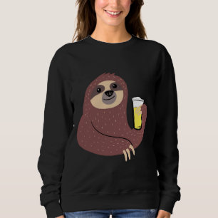 Beer Sloth 20 Sweatshirt