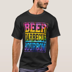 Beer Smoke Grill Pork Barbeque Bourbon Bbq T-Shirt