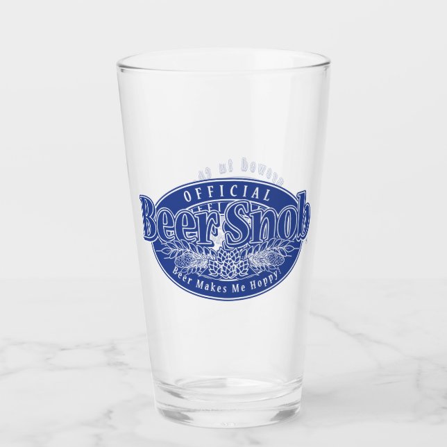 Beer Snob Brewery Glass (Front)