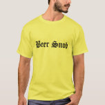 Beer Snob T-Shirt<br><div class="desc">You never settle for canned domestic.  From microbrews to fine imports,  you keep your beer to a higher standard.  Show you appreciation for real beer with the Beer Snob T-shirt.</div>