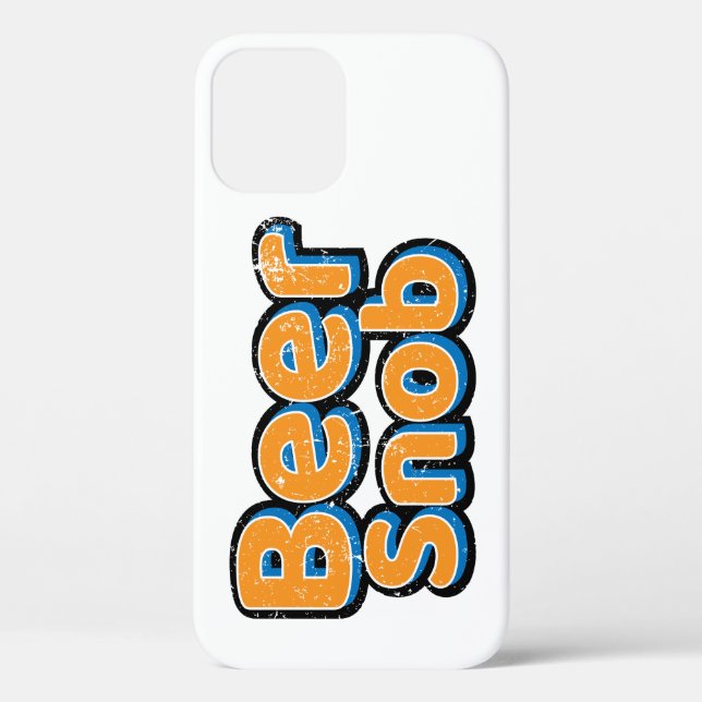 Beer Snob Vintage iPhone Case (Back)