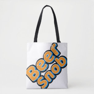 Beer Snob Vintage Tote Bag
