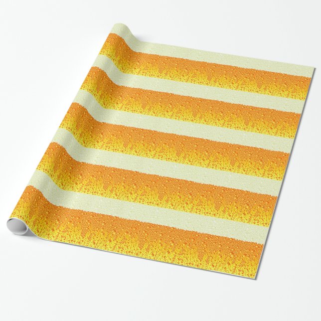 beer snob wrapping paper (Unrolled)