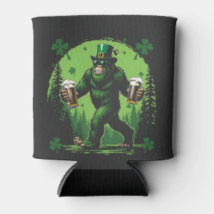 Beer St. Patrick's Day Big Food Sasquashe Funny  Can Cooler