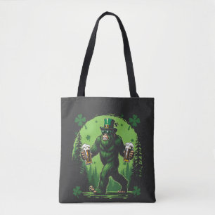 Beer St. Patrick's Day Big Food Sasquashe Funny  Tote Bag