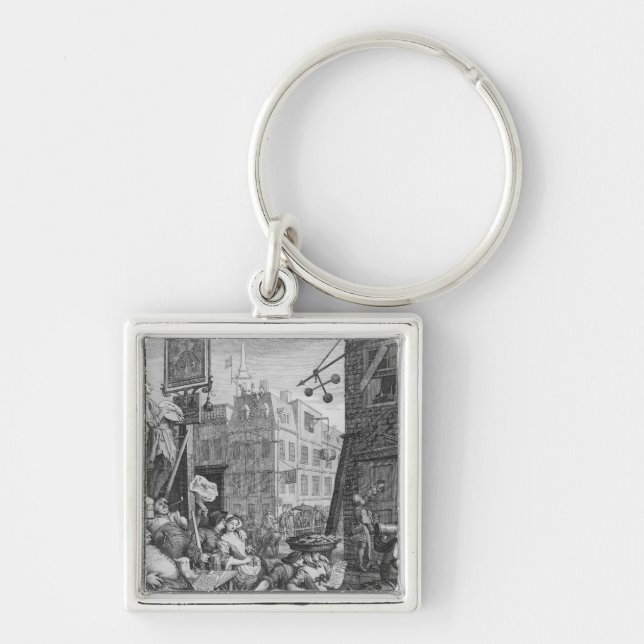 Beer Street, 1751 Key Ring (Front)