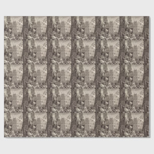 Beer Street by William Hogarth Wrapping Paper