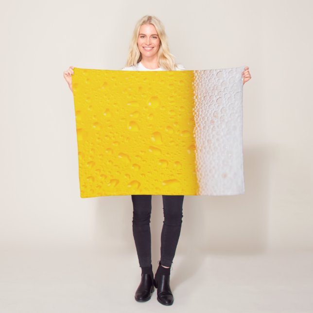 Beer Suds / Beer on Tap Fleece Blanket (In Situ)