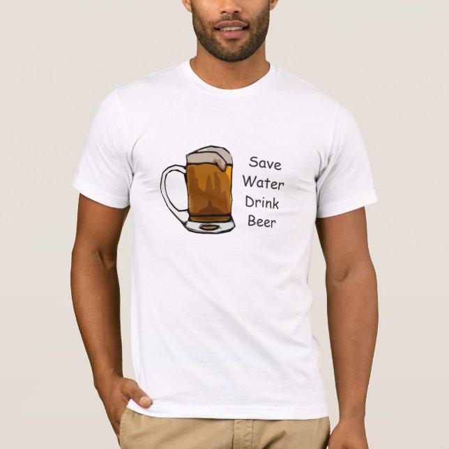 Beer T-Shirts - Beer Funny Quotes T-Shirts (Front)