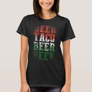 Beer Taco Beer Beer Cinco De Mayo T-Shirt