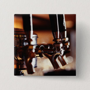 Beer Taps 15 Cm Square Badge