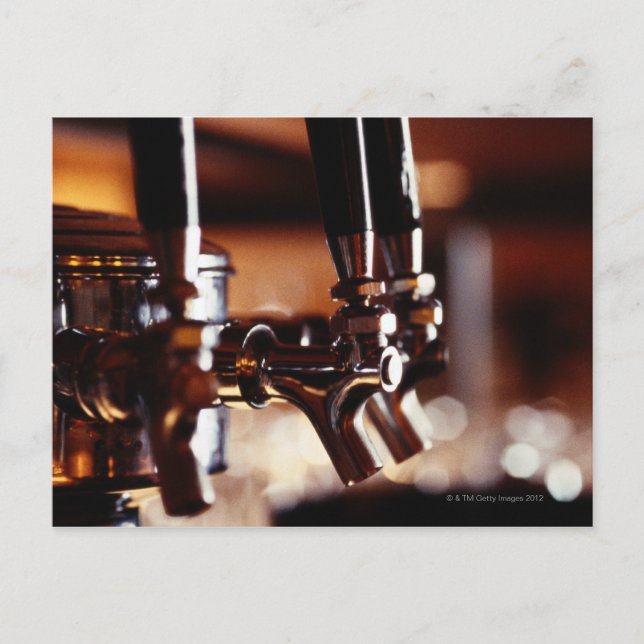 Beer Taps Postcard (Front)