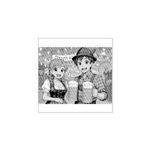 Beer tasting during Oktoberfest in Munich, Germany Rubber Stamp