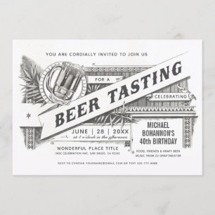 Beer Tasting Invitations   Supreme Vintage