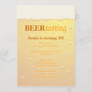 Beer Tasting Party Invitation