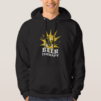Beer Therapy The Walking Drunk Hoodie