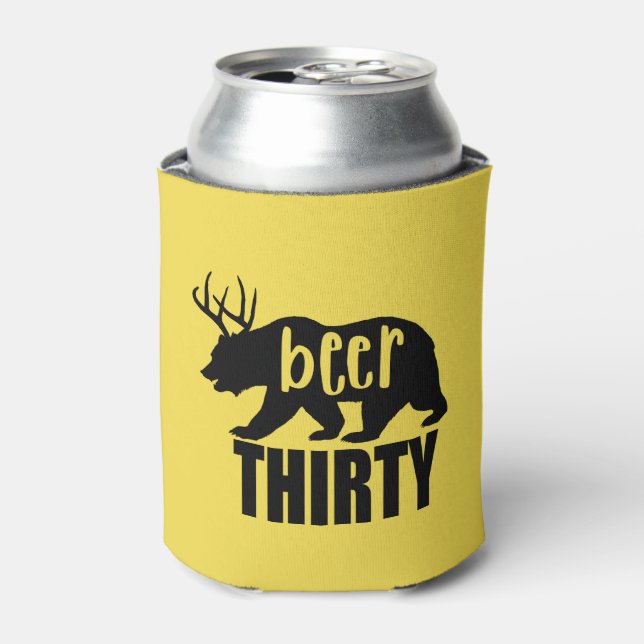 Beer Thirty Can Cooler/Koozie | Block Letter Can Cooler (Can Front)