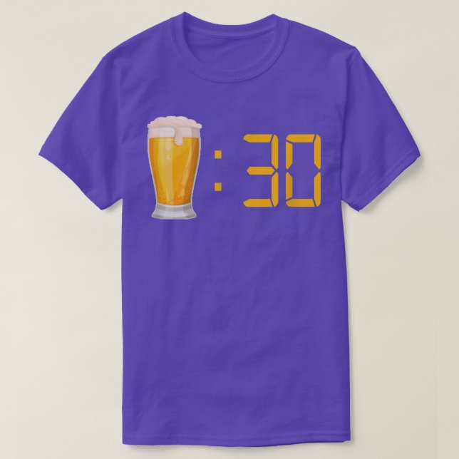 Beer Thirty Funny Daddy Gift From Daughter Son Fat T-Shirt (Design Front)