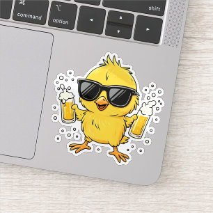 Beer Time Madafakas Funny Meme Duck Goose Retro