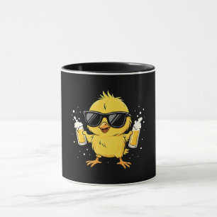 Beer Time Madafakas Funny Meme Duck Goose Retro Mug