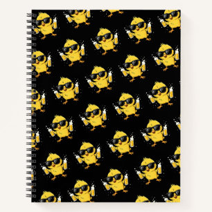 Beer Time Madafakas Funny Meme Duck Goose Retro Notebook