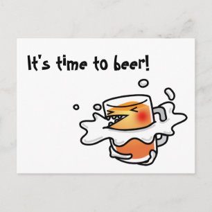 Beer time postcard