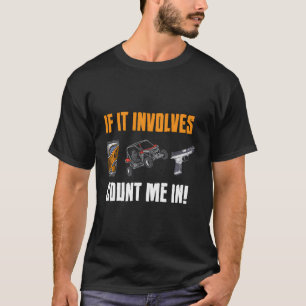 Beer Utv Guns Lover Four Wheeler Quad Off-Roading T-Shirt