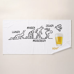 Beer-volution Bath Towel Set