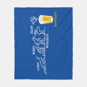 Beer-volution Fleece Blanket