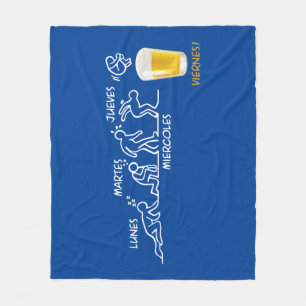 Beer-volution Fleece Blanket