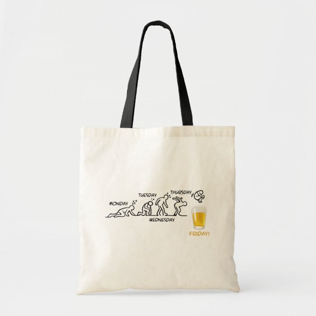 Beer-volution Tote Bag (Front)