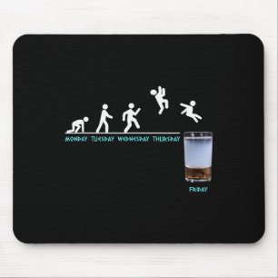 Beer Week Monday Tuesday Wednesday Thursday Friday Mouse Pad