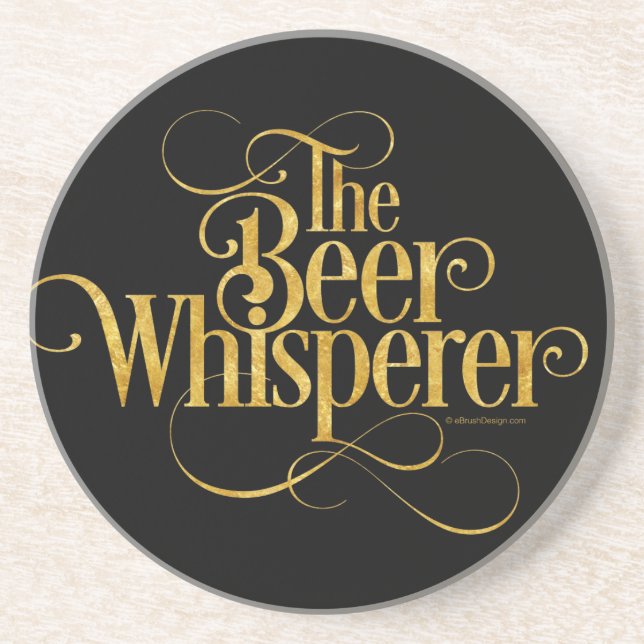 Beer Whisperer Coaster (Front)