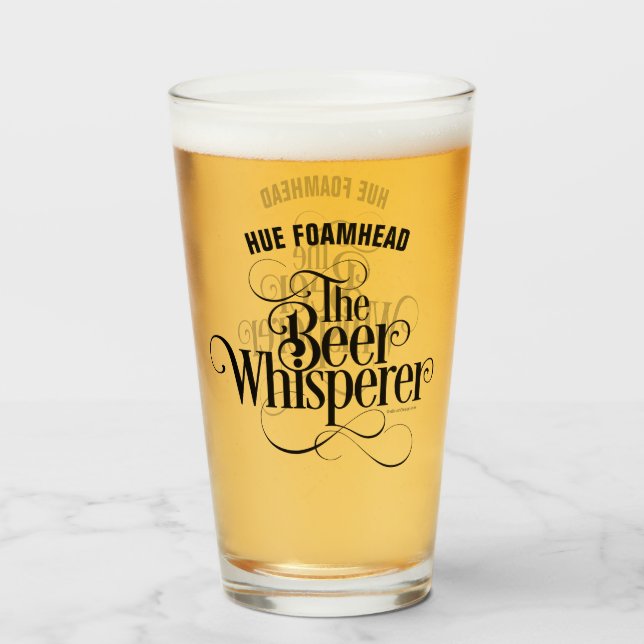 Beer Whisperer Glass (Front Filled)