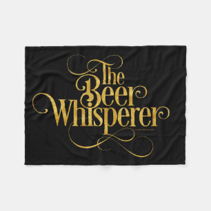 Beer Whisperer (gold) Fleece Blanket