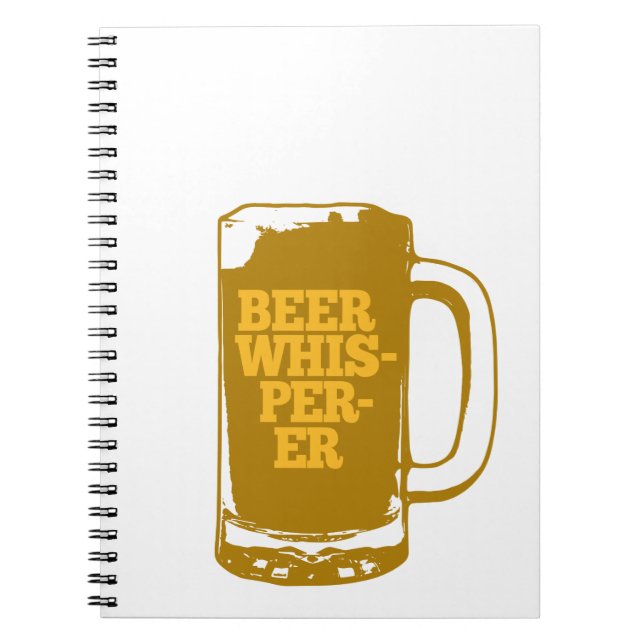 Beer Whisperer Mug Notebook (Front)