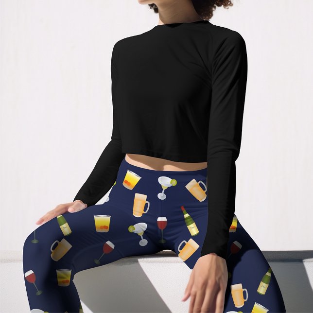 Beer, Wine And Margarita Leggings (Creator Uploaded)
